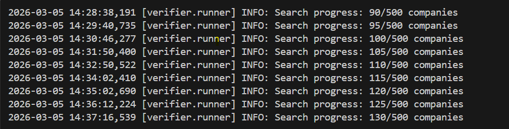 KYB verification engine dashboard screenshot